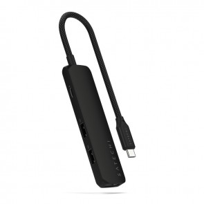 Satechi 4-in-1 USB-C Slim Multiport Adapter 4K (Black)