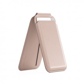 Satechi Vegan-Leather Magnetic Wallet Stand (Desert Rose)