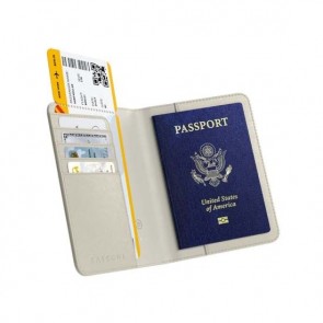 Satechi Vegan-Leather FindAll Passport Cover - Sand