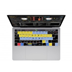 KB Covers Serato DJ - Scratch Live Keyboard Cover for MacBook Pro (Late 2016+) w/ Touch Bar