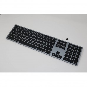 Matias Wireless USB-C Aluminum Keyboard for Mac - Space Gray