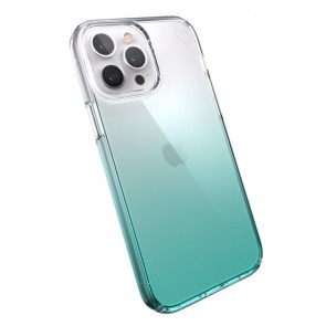 Speck iPhone 13 Pro Max / iPhone 12 Pro Max Presidio Perfect Clear Ombre Clear/Fantasy Teal Fade