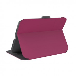 Speck iPad Mini 6th Gen Balance Folio (with Microban) - Verry Berry Red/Slate Grey