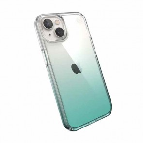 Speck iPhone 14 PRESIDIO PERFECT CLEAR OMBRE (CLEAR/FANTASY TEAL FADE)