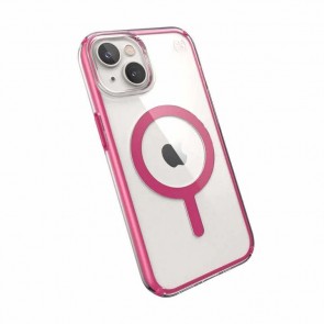 Speck iPhone 14 PRESIDIO PERFECT CLEAR GEO +MS (CLEAR/DIGITAL PINK)