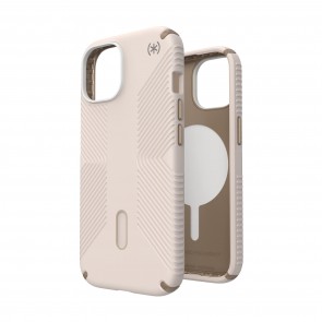 Speck iPhone 15 PRESIDIO2 GRIP BLEACHED BONE/ HEIRLOOM GOLD/HAZEL BROWN