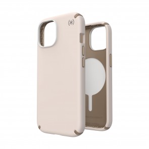 Speck iPhone 15 PRESIDIO2 PRO BLEACHED BONE/HEIRLOOM GOLD/HAZEL BROWN