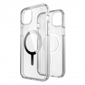 Speck iPhone 15 Plus PRESIDIO CLEAR CLEAR / CLEAR/ CHROME