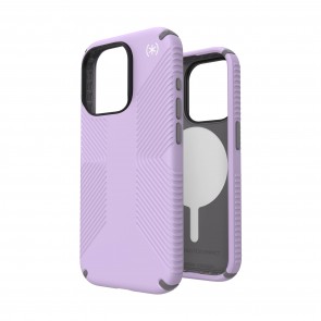 Speck iPhone 15 Pro PRESIDIO2 GRIP SPRING PURPLE/CLOUDY GREY/WHITE