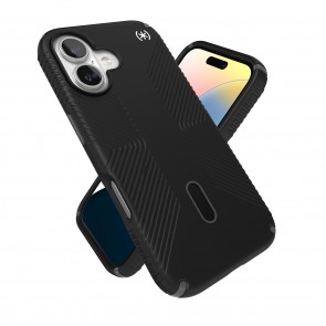 Speck iPhone 16 PRESIDIO2 GRIP +CL Black/Slate Grey