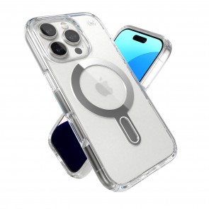 Speck iPhone 16 Pro PRESIDIO PERFECT CLEAR +CL Clear/Chrome