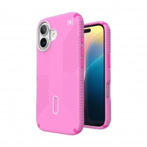 Speck iPhone 16 Plus PRESIDIO2 GRIP +CL TRUE PINK/SHOCKING PINK/WHITE