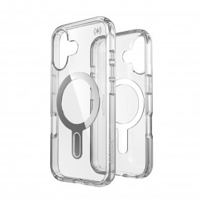 Speck iPhone 16 Plus PRESIDIO PERFECT CLEAR +CL Clear/Chrome