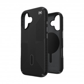 Speck iPhone 16 Plus PRESIDIO2 GRIP +MS Black/Slate Grey