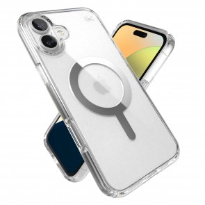 Speck iPhone 16 Plus PRESIDIO PERFECT CLEAR +MS Clear/Chrome