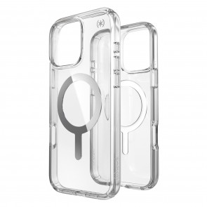 Speck iPhone 16 Pro Max PRESIDIO PERFECT CLEAR +MS Clear/Chrome