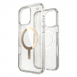 Speck iPhone 16 Pro Max PRESIDIO PERFECT CLEAR GRIP +CL Clear/Chrome
