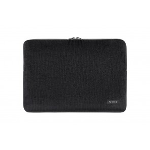 Tucano VELUTTO Corduroy/Second Skin Sleeve for MacBook 16” & 15.6” Laptop (Black)