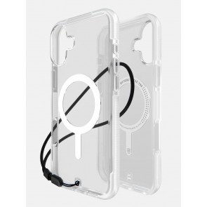 BodyGuardz Ace Pro with Magsafe, 16 Plus 2024, Clear/White