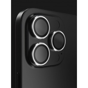 BodyGuardz Apex Individual Camera Protectors, iPhone 16 Pro/16 Pro Max 2024, Silver