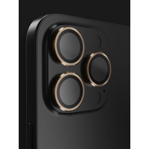 BodyGuardz Apex Individual Camera Protectors, iPhone 16 Pro/16 Pro Max 2024, Beige Gold
