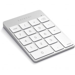 Satechi Aluminum Slim Rechargeable Bluetooth Keypad - Silver