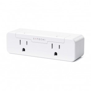 SATECHI Homekit Dual Smart Outlet White