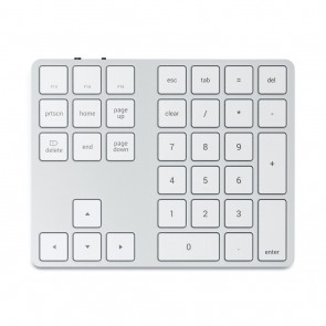 SATECHI Bluetooth Wireless Extended Keypad Silver