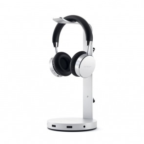 SATECHI Aluminum Headphone Stand Hub Silver