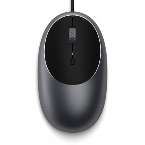 SATECHI C1 USB-C Wired Mouse Space Grey