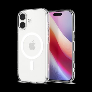 Spigen iPhone 17  Crystal Hybrid MagFit Clear White