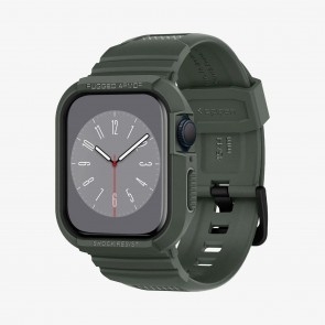 Spigen Rugged Armor Pro Apple Watch (45mm) Military Green