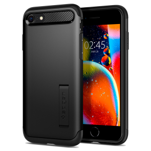 Spigen iPhone SE (2020)/iPhone 8/7 Slim Armor Black