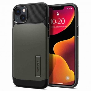 Spigen iPhone 14 Plus Slim Armor MagFit Case Gunmetal