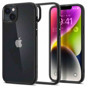 Spigen iPhone 14 Crystal Hybrid Case Matte Black