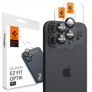 Spigen Glas.tR EZ Fit Optik Pro iPhone 16 Plus / 16 Black