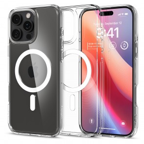 Spigen Crystal Hybrid Mag Fit iPhone 16 Pro" (2024) White