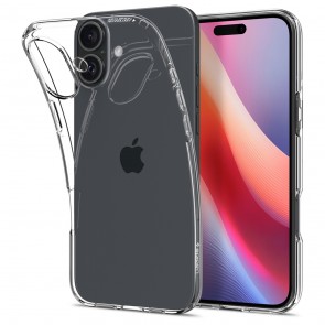 Spigen Crystal Flex iPhone 16" (2024) Crystal Clear