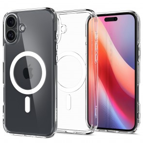 Spigen Crystal Hybrid Mag Fit iPhone 16" (2024) White
