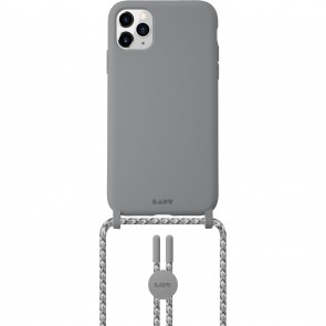 Laut iPhone 12/iPhone 12 Pro PASTELS（NECKLACE） GREY