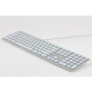 Matias RGB Backlit Wired Aluminum Keyboard for Mac - Silver