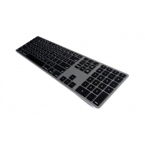 Matias Wireless Aluminum Keyboard - Space Gray/Black