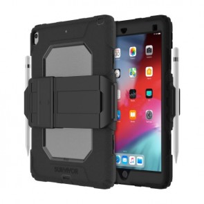 Griffin Survivor All-Terrain (w/ kickstand) for iPad Air 3 10.5 - Black/Smoke