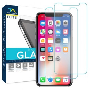 Tech Armor ELITE Ballistic Glass Screen Protector for iPhone X/Xs & iPhone 11 Pro - 2-pack
