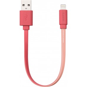 Laut LINK DUO Lightning USB Cable 15cm/.5ft Coral