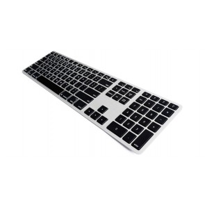 Matias Backlit Wireless Aluminum Keyboard – Silver/Black