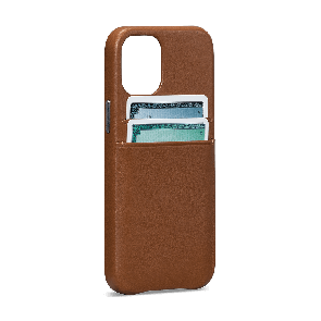 Sena SnapOn Wallet iPhone 12/iPhone 12 Pro Brown