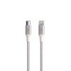 Griffin Premium USB-C to Lightning Cable - 5FT - Silver