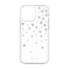 Kate Spade New York Protective Hardshell Case for iPhone 13 mini - Scattered Flowers/Iridescent/Clear/White/Gems