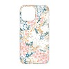 Kate Spade New York Protective Hardshell Case for iPhone 13 Pro - Multi Floral/Rose/Pacific Green/Clear/Cream with Stones